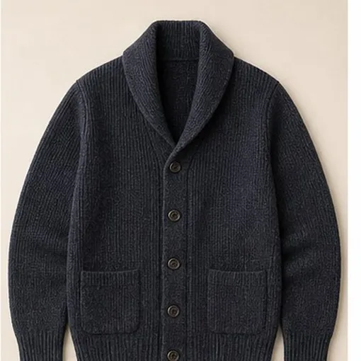 Shawl-Collar Cardigan — Large